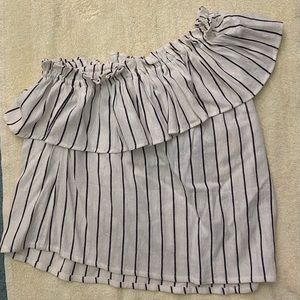 Billabong One Shoulder Ruffle Top